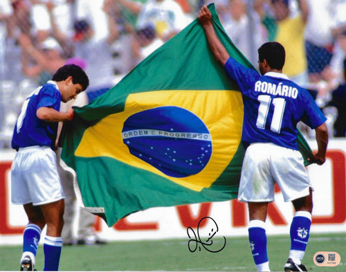Romario signed brazil world - romario,