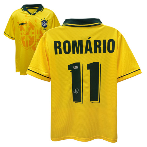 Maglia calcio romario - romario, firmata