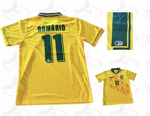 Romario signed brazil - brazil, shirt