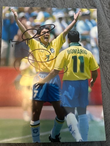 Romario bebeto foto firmata - bebeto,